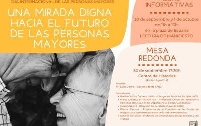 Manifiesto del Día Internacional de las Personas Mayores 2021