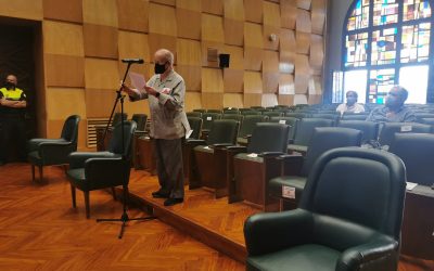 Intervención de la AV La Jota en el pleno sobre la Avenida Cataluña