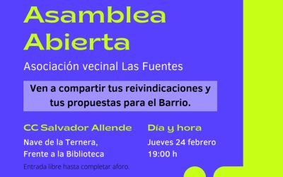 Asamblea abierta de la Asociación Vecinal las Fuentes