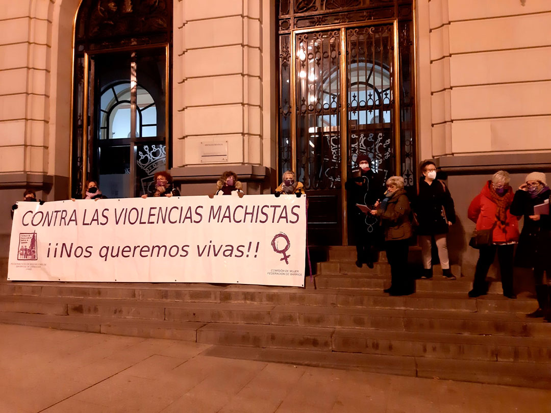 Concentración violencias machistas FEB 2022