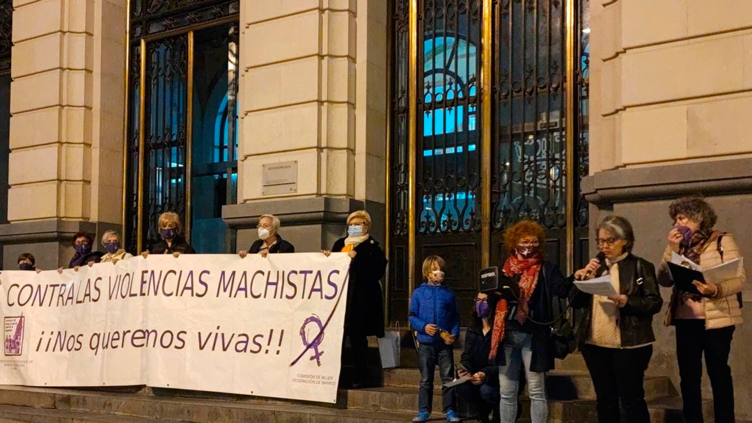 Concentración cviolencias machistas marzo 2022