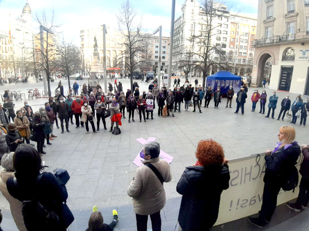 Concentración contra violencias machistas de abril de 2022