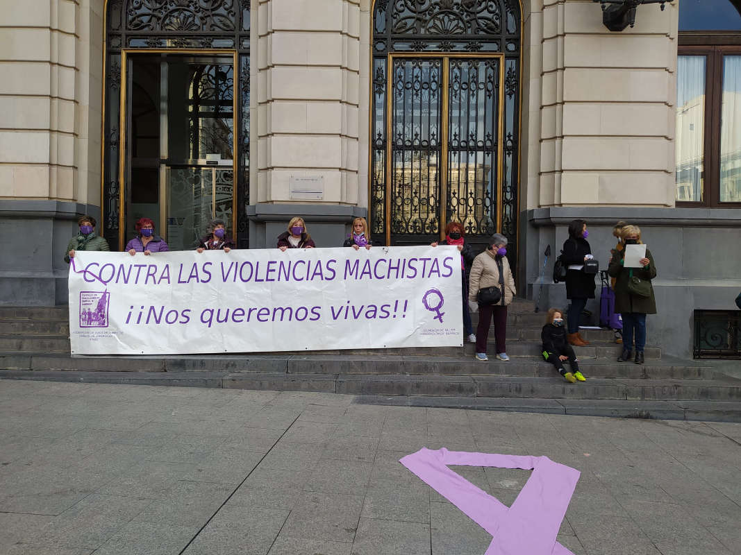 Concentración contra violencias machistas de abril de 2022