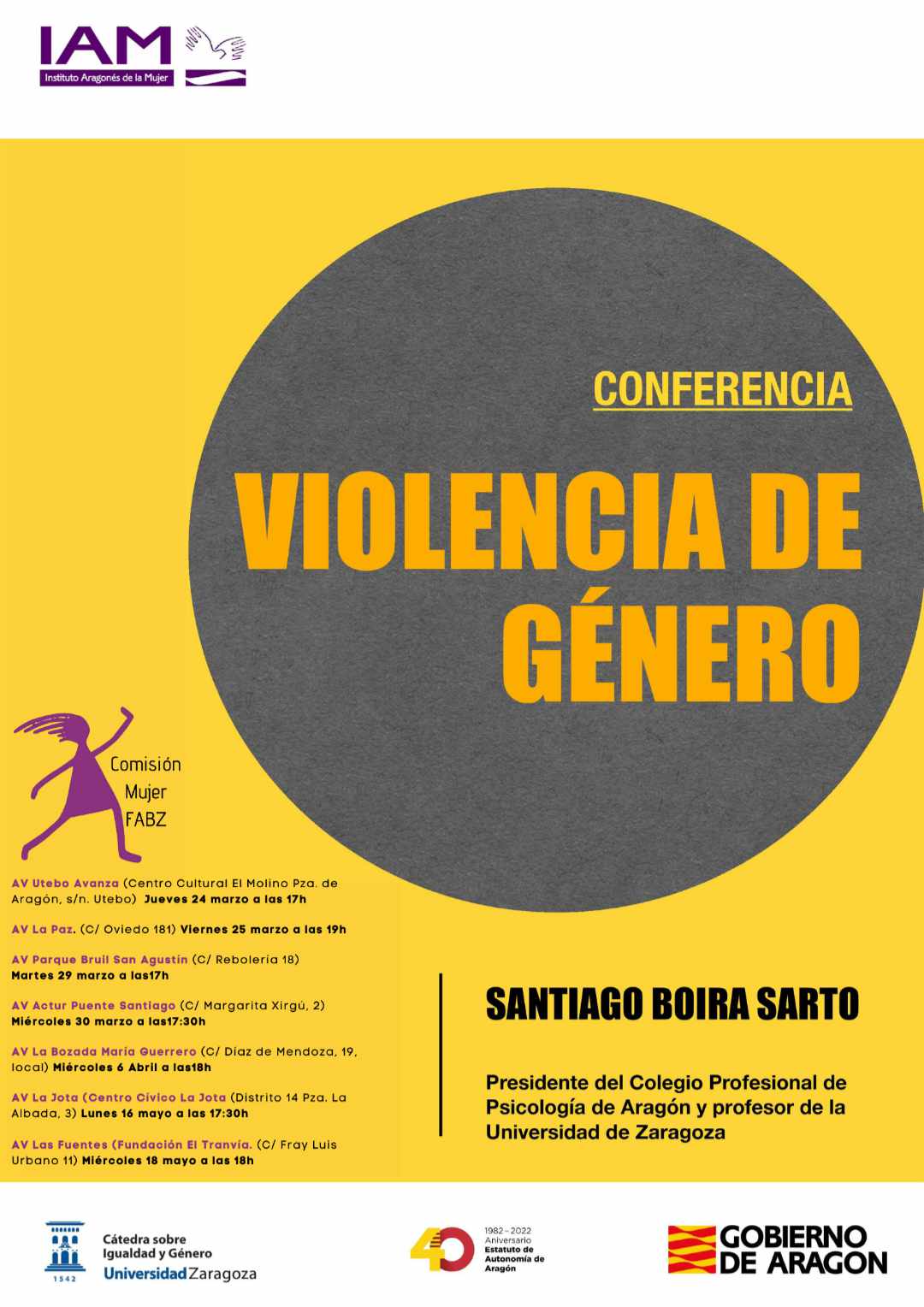 Conferencias violencia de género primavera 2022