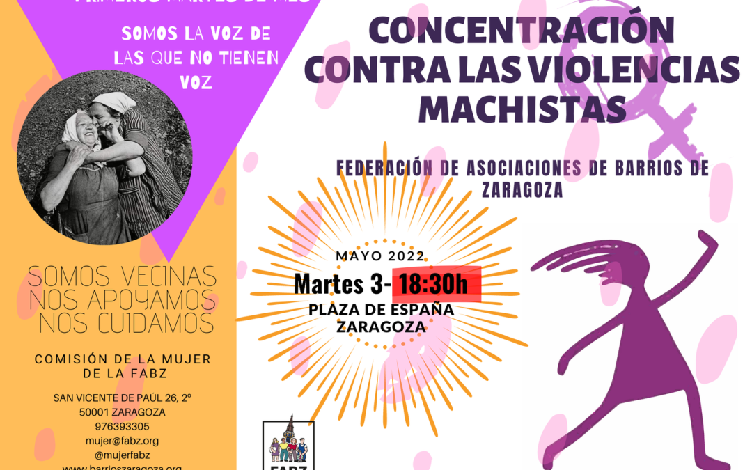 Concentración contra las Violencias Machistas de Mayo 2022