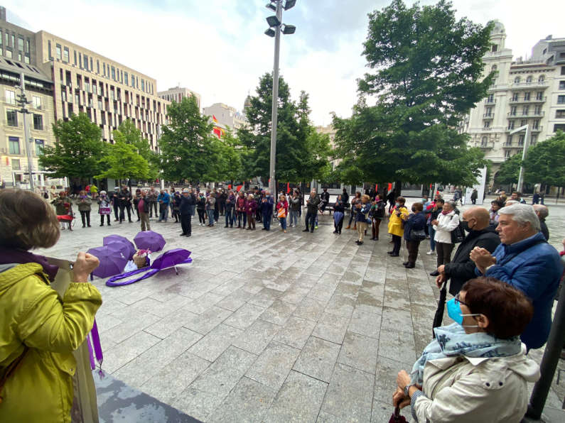 Concentración contra las violencias machistas de Mayo 2022