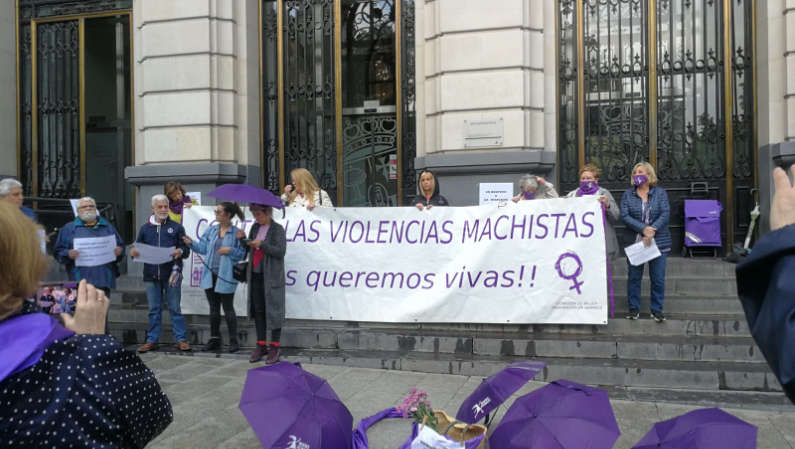 Concentración contra las violencias machistas de Mayo 2022