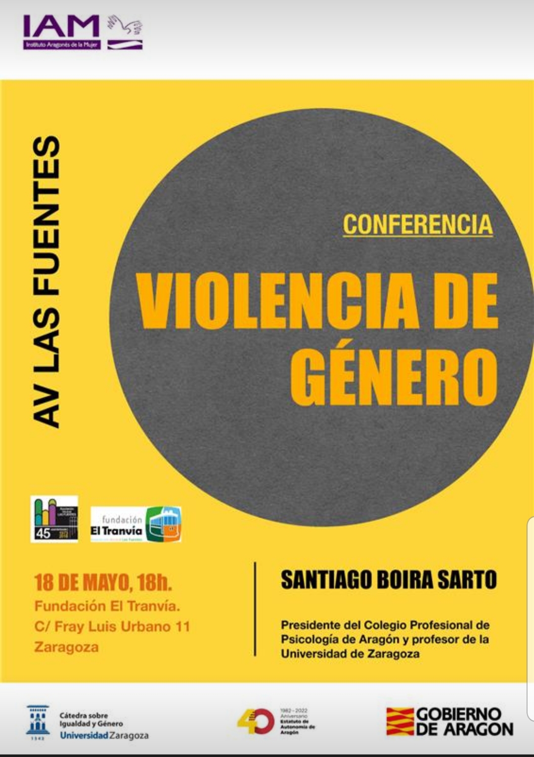 Conferencia Violencia de Género Las Fuentes