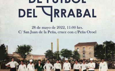 Inauguración del monolito en recuerdo del Centenario del campo fútbol del Arrabal