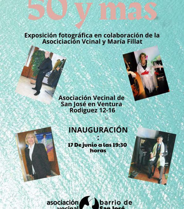 Exposición fotográfica «50 y más» en AV San José