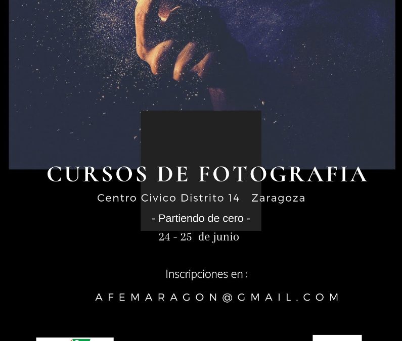 Curso de Fotografía en la Jota: 24 y 25 de junio