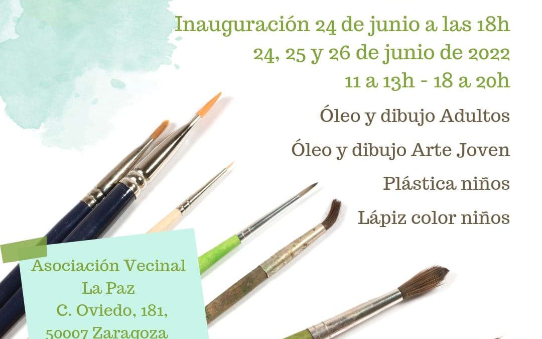 Exposición final de curso 2021-2022 de la Escuela de Arte La Paz