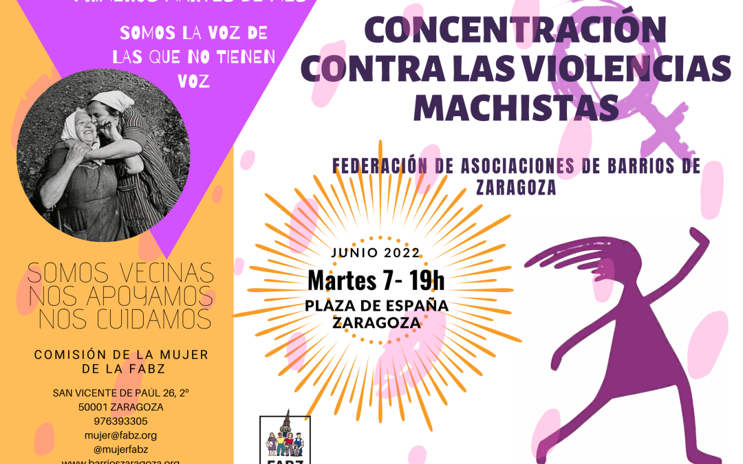 Concentración contra las Violencias Machistas de Junio 2022