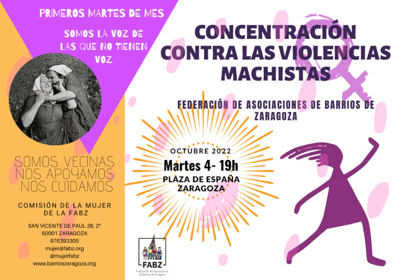 Concentración contra las Violencias Machistas de Octubre 2022