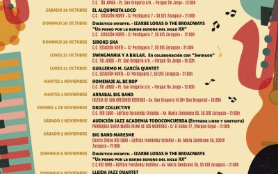 El viernes, 28 de octubre comienza el 28º Festival “Jazz al Margen” 2022