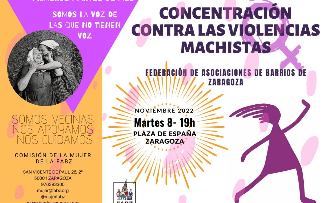 Concentración contra las Violencias Machistas de Noviembre 2022