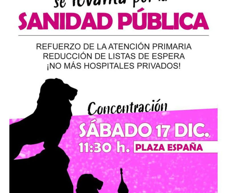 Zaragoza se levanta por la sanidad pública