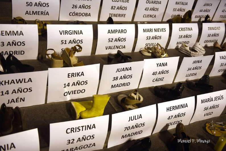 Concentración contra las violencias machistas de Enero 2023