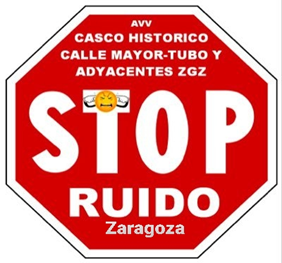 logo avv Stop Ruido Zaragoza, Prensa AV Stop Ruido Zaragoza
