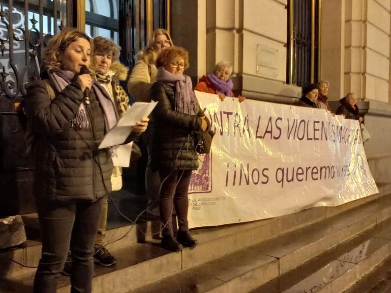 Concentración contra las violencias machistas de Febrero2023