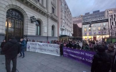 Concentración contra violencias machistas de marzo de 2023