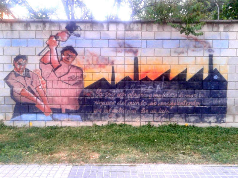 Conservación y protección del grafiti al Movimiento Obrero de La Jota
