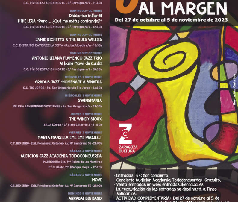 29º Festival “Jazz al Margen” 2023 en el Barrio del Arrabal