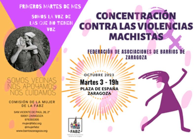 Martes Lilas Octubre 2023: Concentración contra las violencias machistas