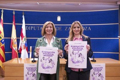 La Diputación de Zaragoza se suma a la conmemoración del 25N