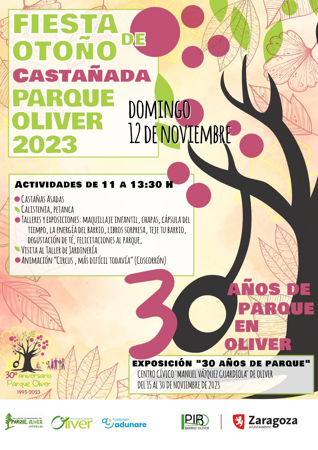 Fiesta de Otoño Parque Oliver 2023