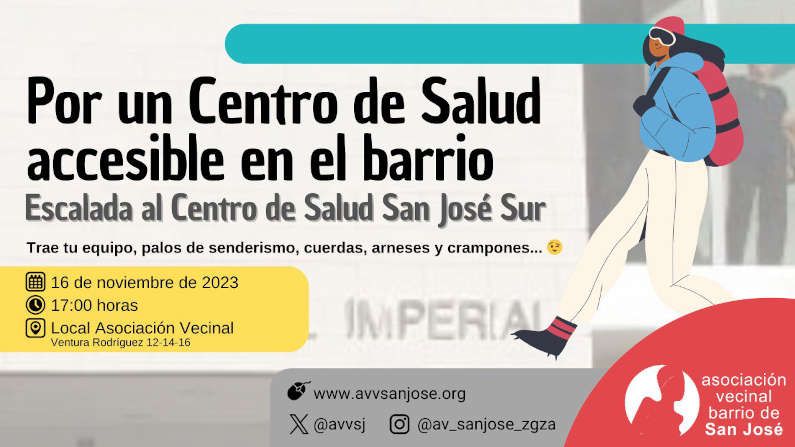 La AV San José exige un nuevo Centro de Salud en San José sur