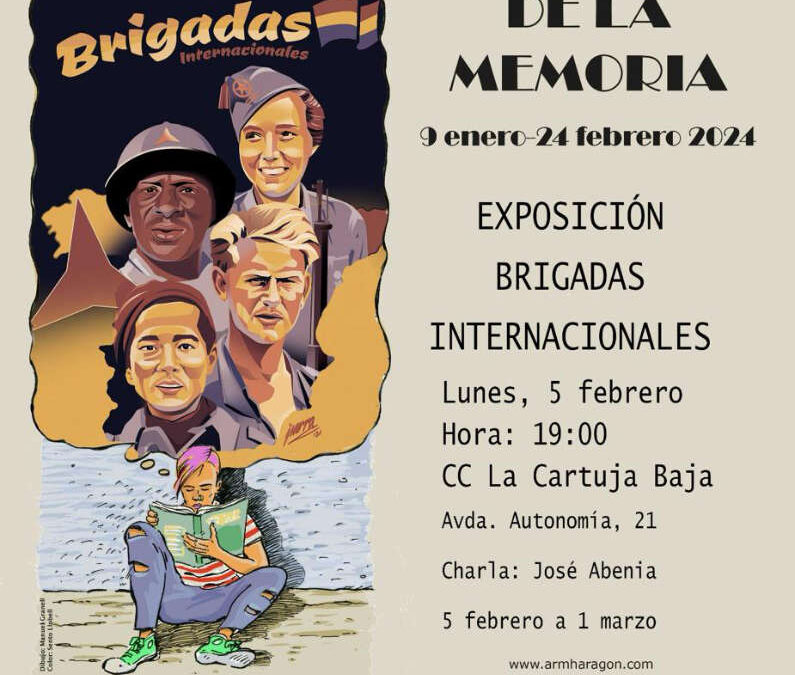 Exposición sobre las Brigadas Internacionales en La Cartuja