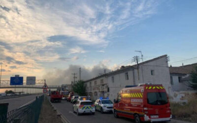 Agradecimiento a los servicios de emergencia por la intervención en el incendio de Utebo