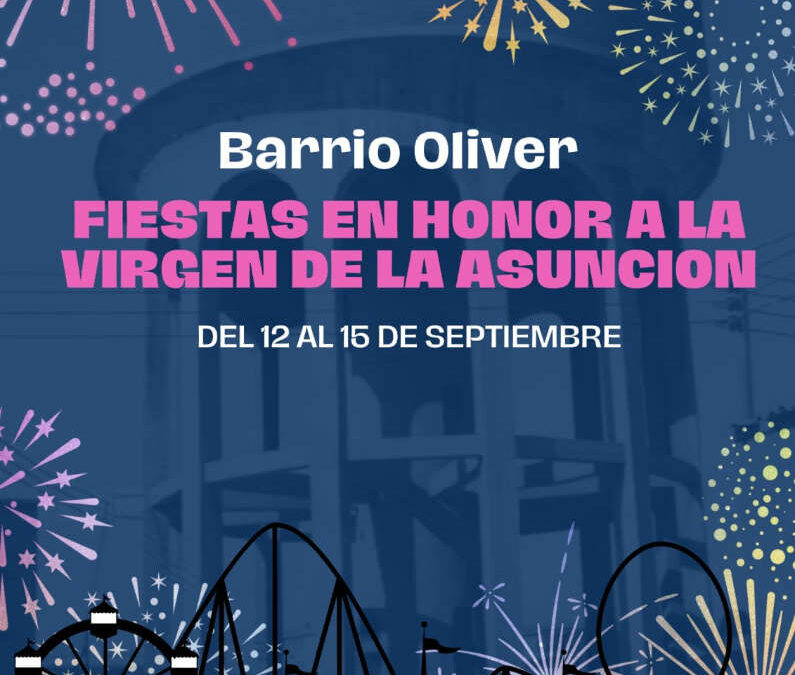 Fiestas de Oliver 2024 del 12 al 15 de Septiembre