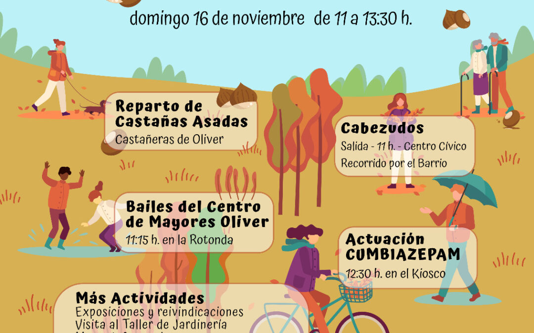 Fiesta de Otoño 2025 – Castañada en el Parque Oliver