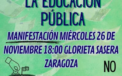 MANIFESTACIÓN POR LA ESCUELA PÚBLICA