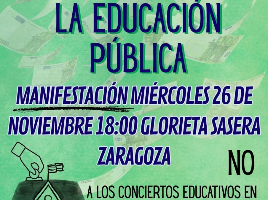 MANIFESTACIÓN POR LA ESCUELA PÚBLICA