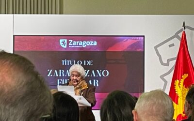 Carmen Moraga recibe el título Zaragozana Ejemplar 2026
