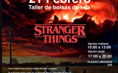 Taller bolsas de telas Stranger Things